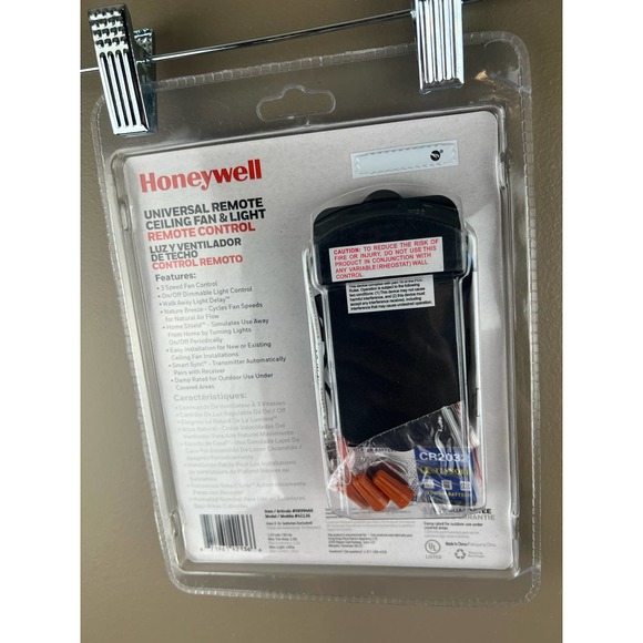 Honeywell 3-Speed Universal Ceiling Fan Remote Control new - Picture 4 of 9